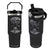 African American Motorcycle Flip Straw Tumbler Skeleton Biker TS14 One Size: 30 oz Black Print Your Wear