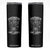 African American Motorcycle Skinny Tumbler Skeleton Biker TS14 Black Print Your Wear