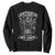 African American Motorcycle Sweatshirt Skeleton Biker TS14 Black Print Your Wear