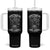 African American Motorcycle Tumbler With Handle Skeleton Biker TS14 One Size: 40 oz Black Print Your Wear