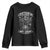 African American Motorcycle Youth Sweatshirt Skeleton Biker TS14 Black Print Your Wear