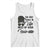 Funny Biker Woman Tank Top The Best Things In Life Mess Up Your Hair TS14 White Print Your Wear