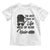 Funny Biker Woman Toddler T Shirt The Best Things In Life Mess Up Your Hair TS14 White Print Your Wear
