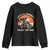 Funny Skeleton Mexican Motorcycle Biker Youth Sweatshirt Life Is A Journey Enjoy the Ride TS14 Black Print Your Wear