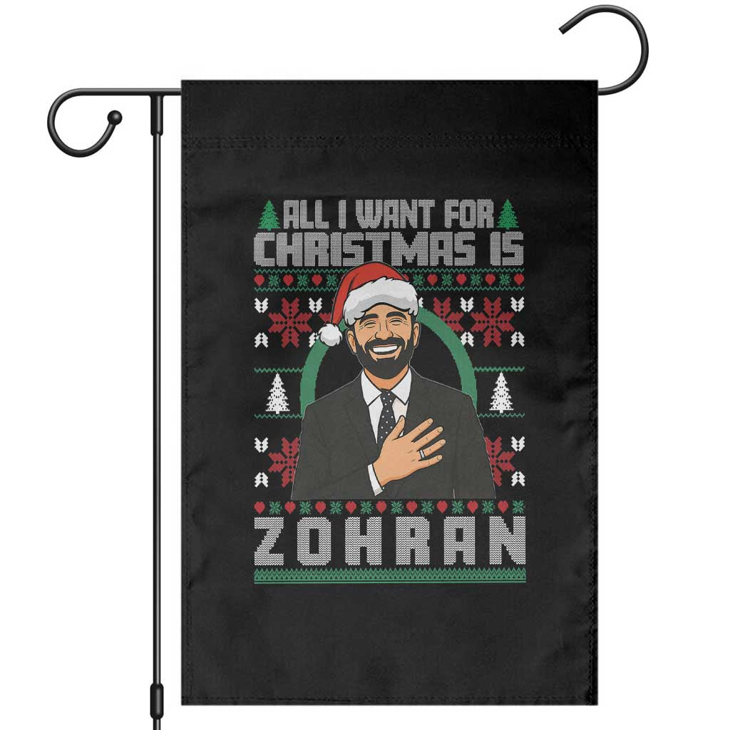 Zohran Mamdani Christmas Garden Flag All I Want For Xmas Is New York City TS14 Black Print Your Wear