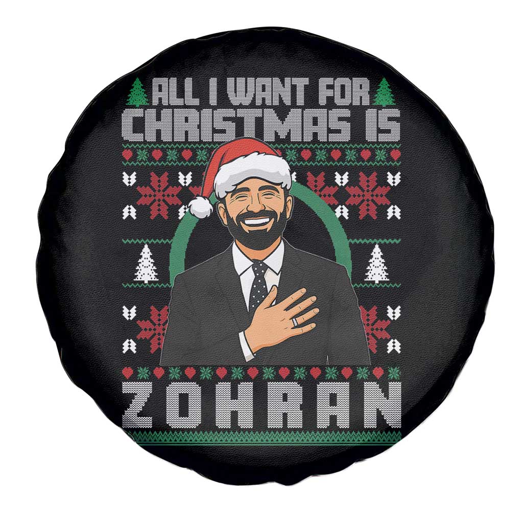 Zohran Mamdani Christmas Spare Tire Cover All I Want For Xmas Is New York City TS14 Print Your Wear