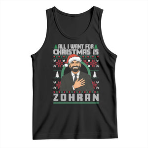Zohran Mamdani Christmas Tank Top All I Want For Xmas Is New York City TS14 Black Print Your Wear