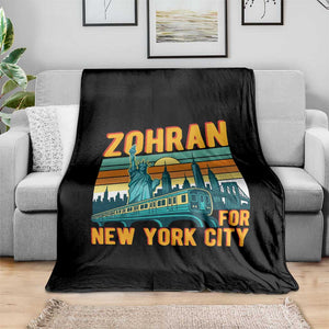 Zohran Mamdani NYC Mayor Throw Blanket TS14 Print Your Wear