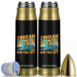 Zohran Mamdani NYC Mayor Bullet Tumbler TS14 Black Print Your Wear
