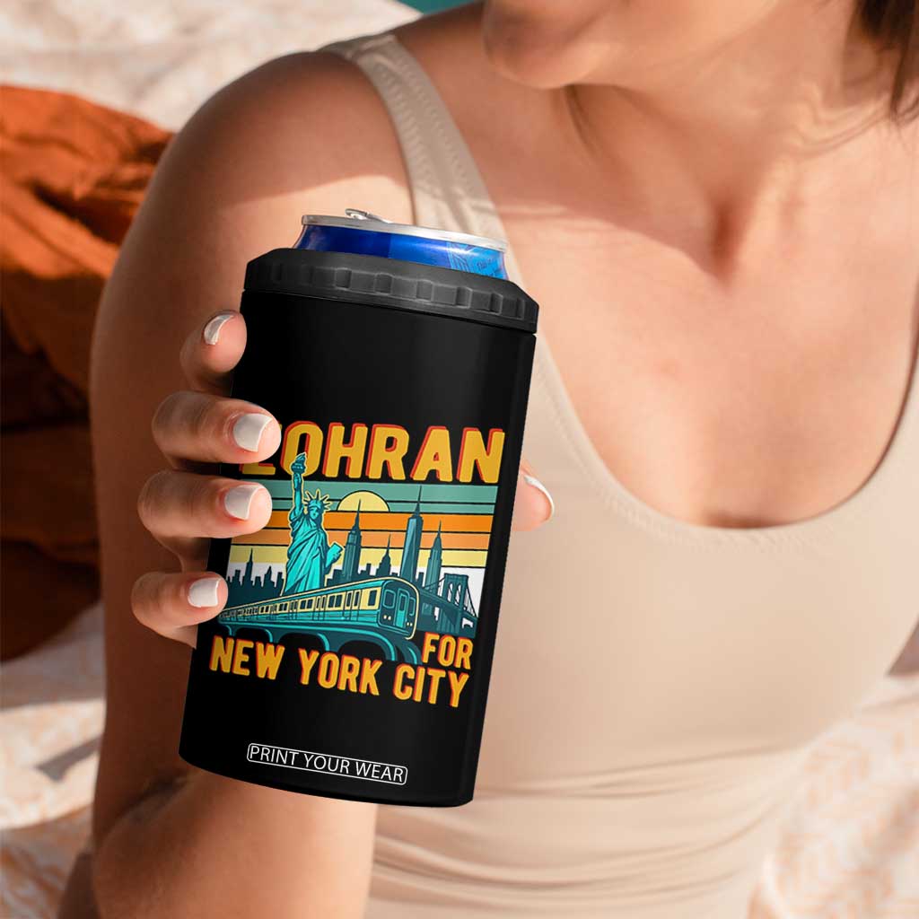 Zohran Mamdani NYC Mayor 4 in 1 Can Cooler Tumbler TS14 Print Your Wear