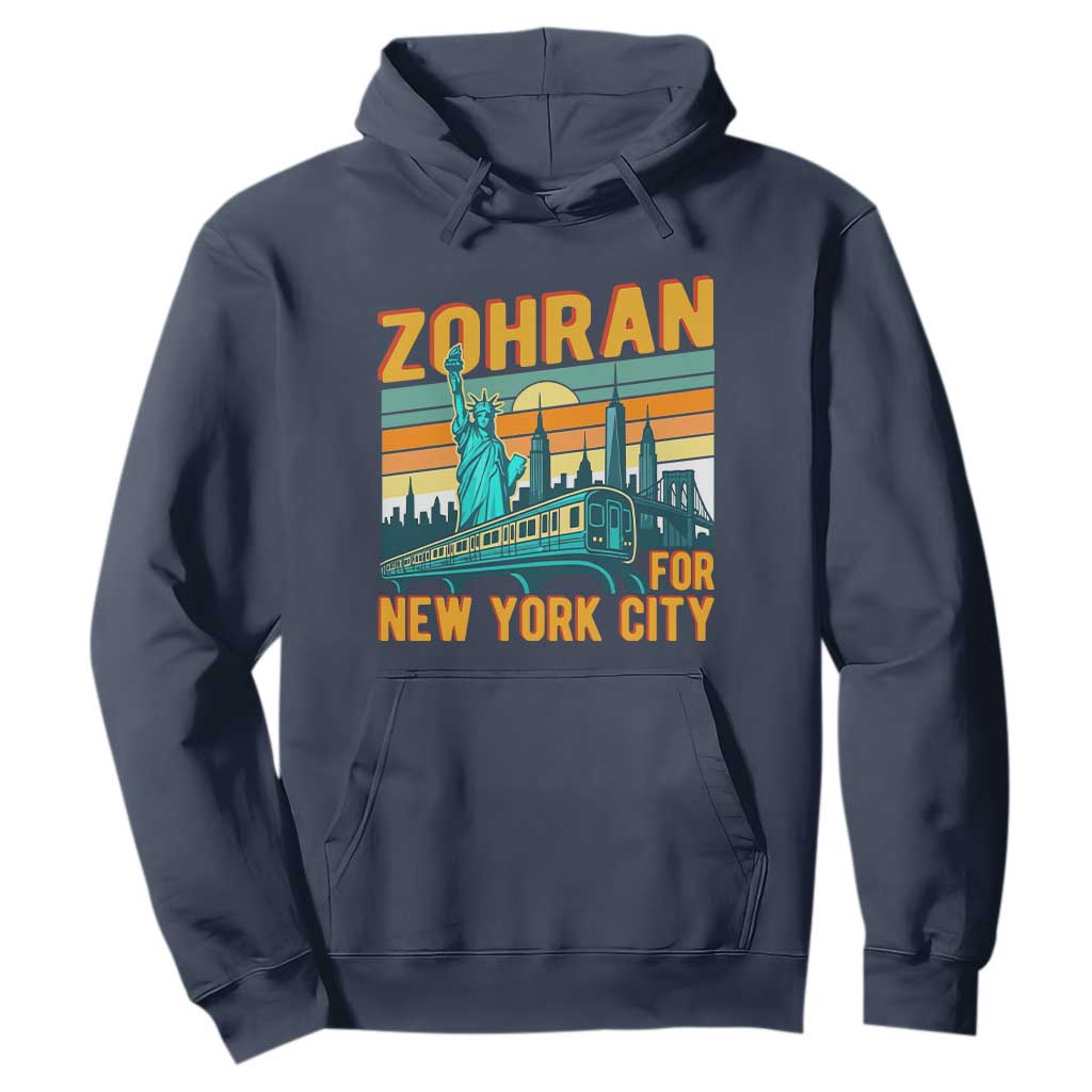 Zohran Mamdani NYC Mayor Hoodie TS14 Navy Print Your Wear