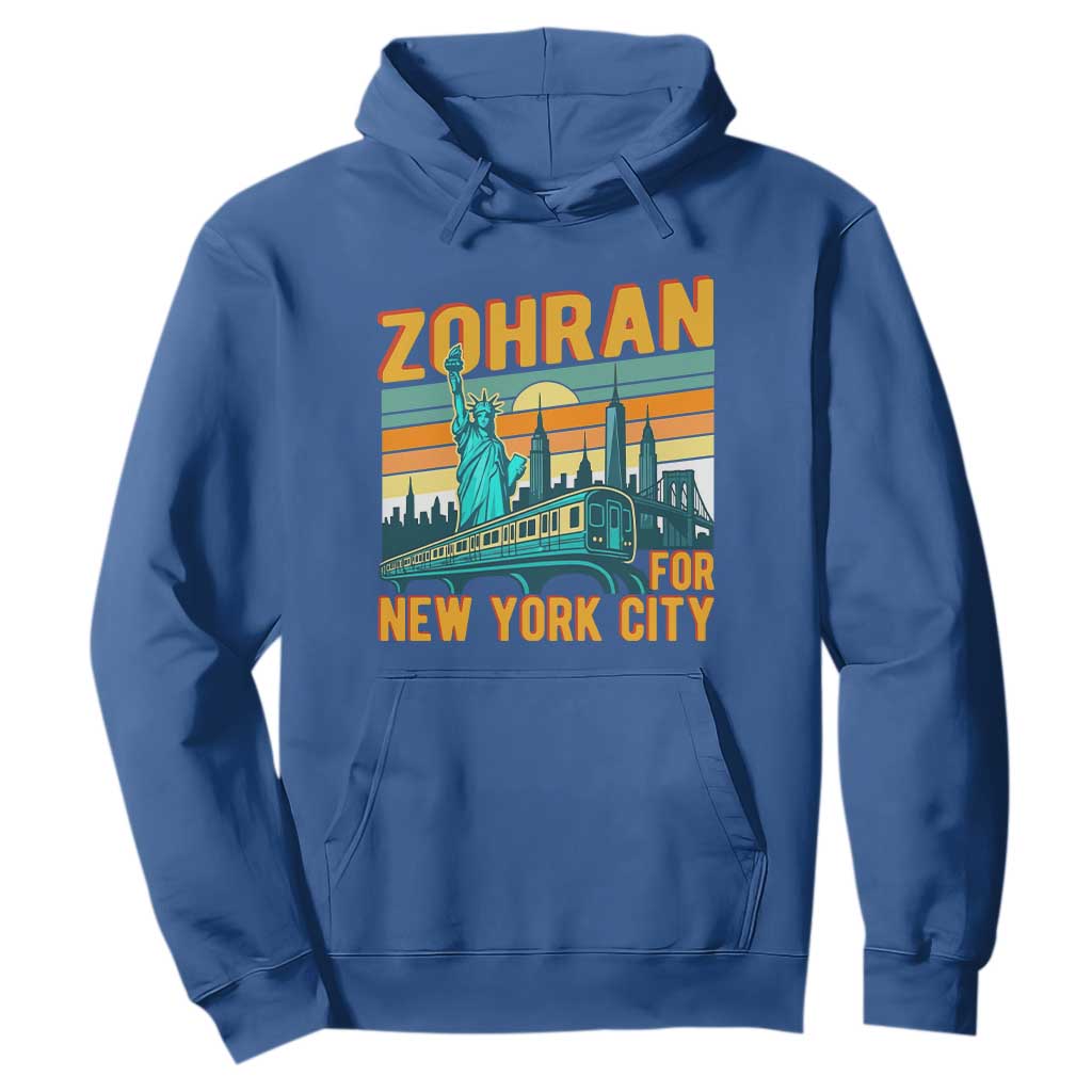 Zohran Mamdani NYC Mayor Hoodie TS14 Royal Blue Print Your Wear