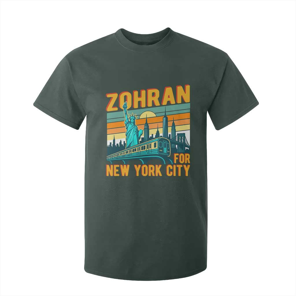 Zohran Mamdani NYC Mayor T Shirt For Kid TS14 Dark Forest Green Print Your Wear