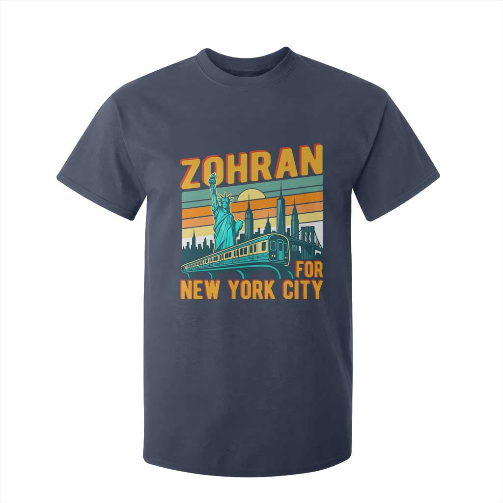 Zohran Mamdani NYC Mayor T Shirt For Kid TS14 Navy Print Your Wear