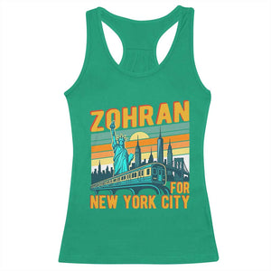 Zohran Mamdani NYC Mayor Racerback Tank Top TS14 Irish Green Print Your Wear