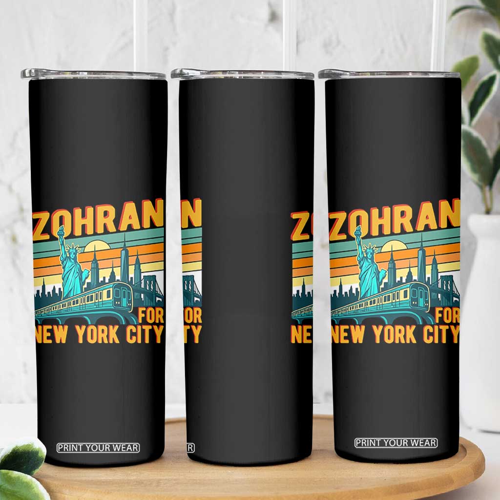 Zohran Mamdani NYC Mayor Skinny Tumbler TS14 Print Your Wear