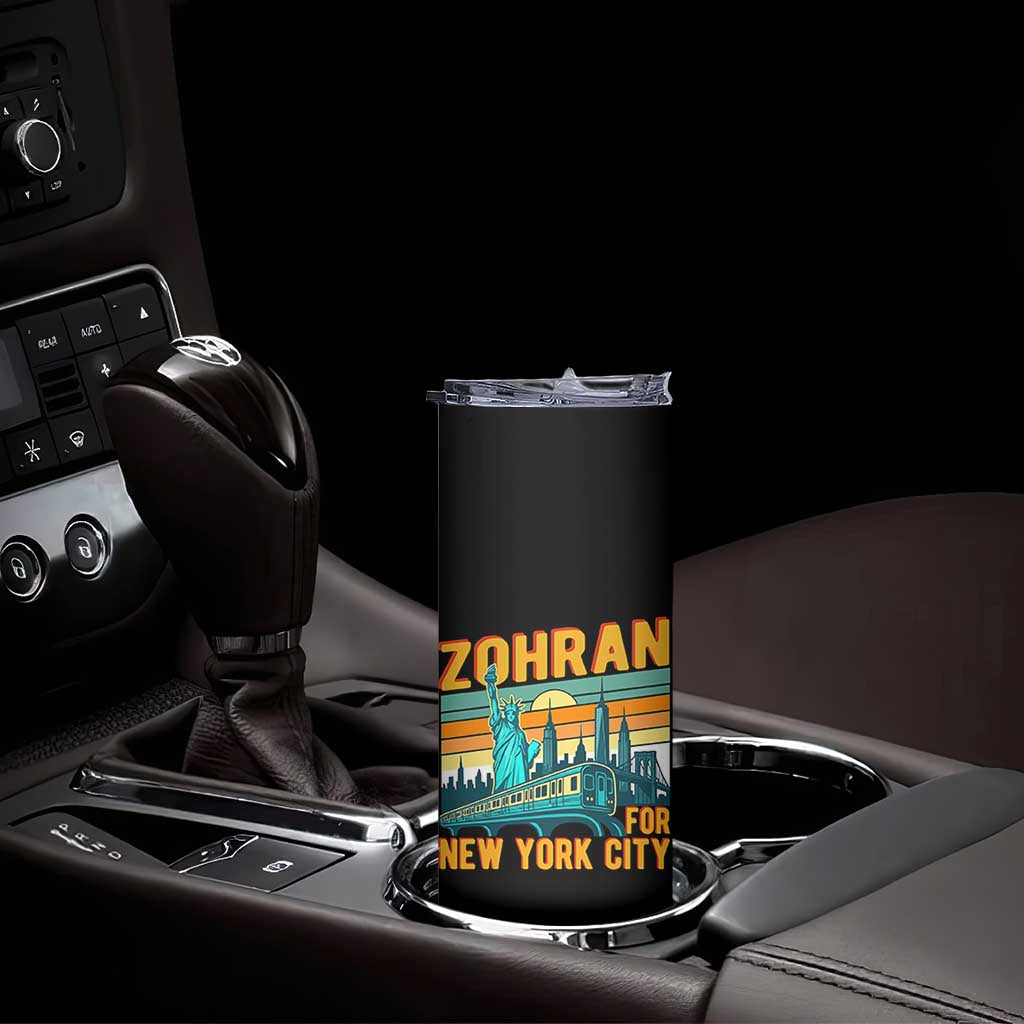 Zohran Mamdani NYC Mayor Skinny Tumbler TS14 Print Your Wear