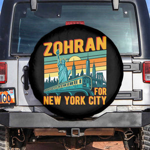 Zohran Mamdani NYC Mayor Spare Tire Cover TS14 No hole Black Print Your Wear
