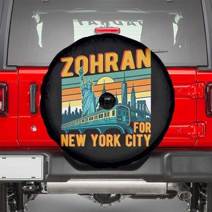 Zohran Mamdani NYC Mayor Spare Tire Cover TS14 Black Print Your Wear
