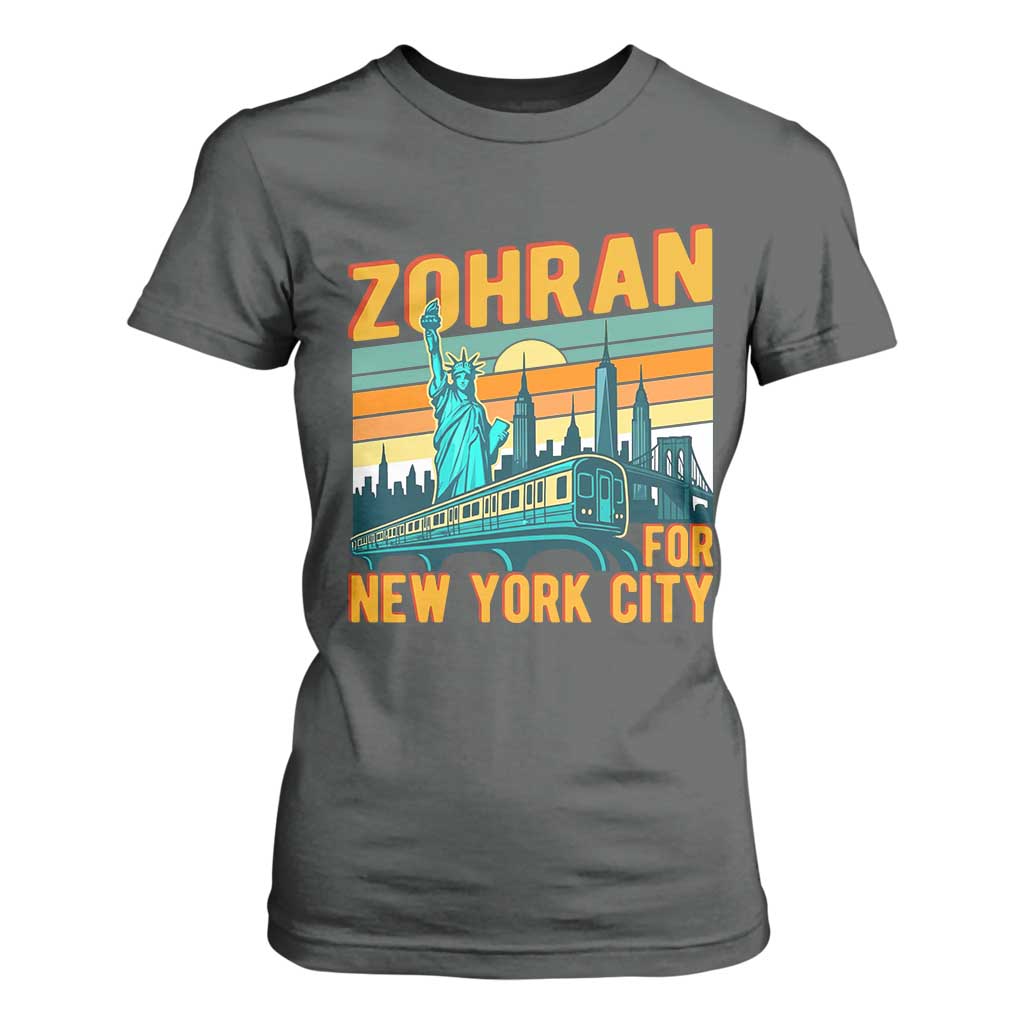 Zohran Mamdani NYC Mayor T Shirt For Women TS14 Dark Heather Print Your Wear