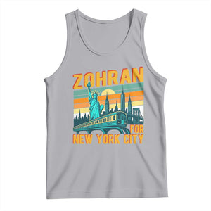 Zohran Mamdani NYC Mayor Tank Top TS14 Athletic Heather Print Your Wear