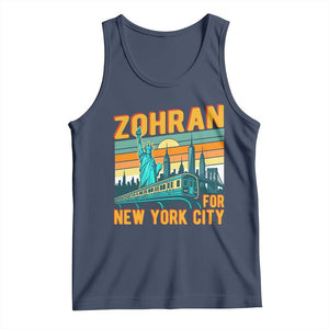 Zohran Mamdani NYC Mayor Tank Top TS14 Navy Print Your Wear