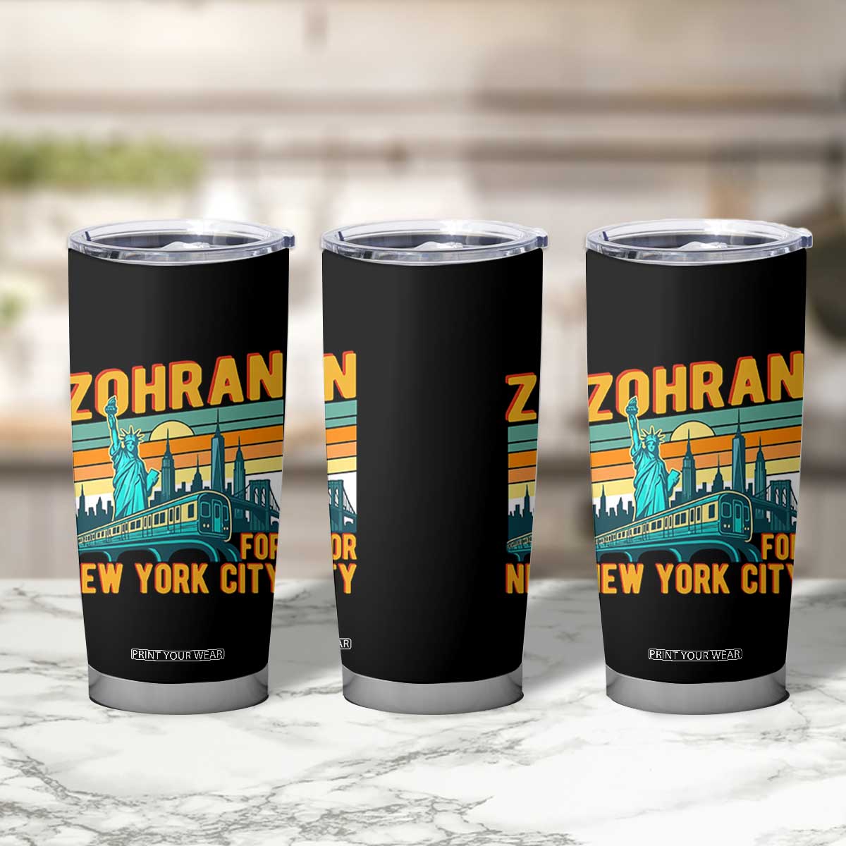 Zohran Mamdani NYC Mayor Tumbler Cup TS14 Print Your Wear