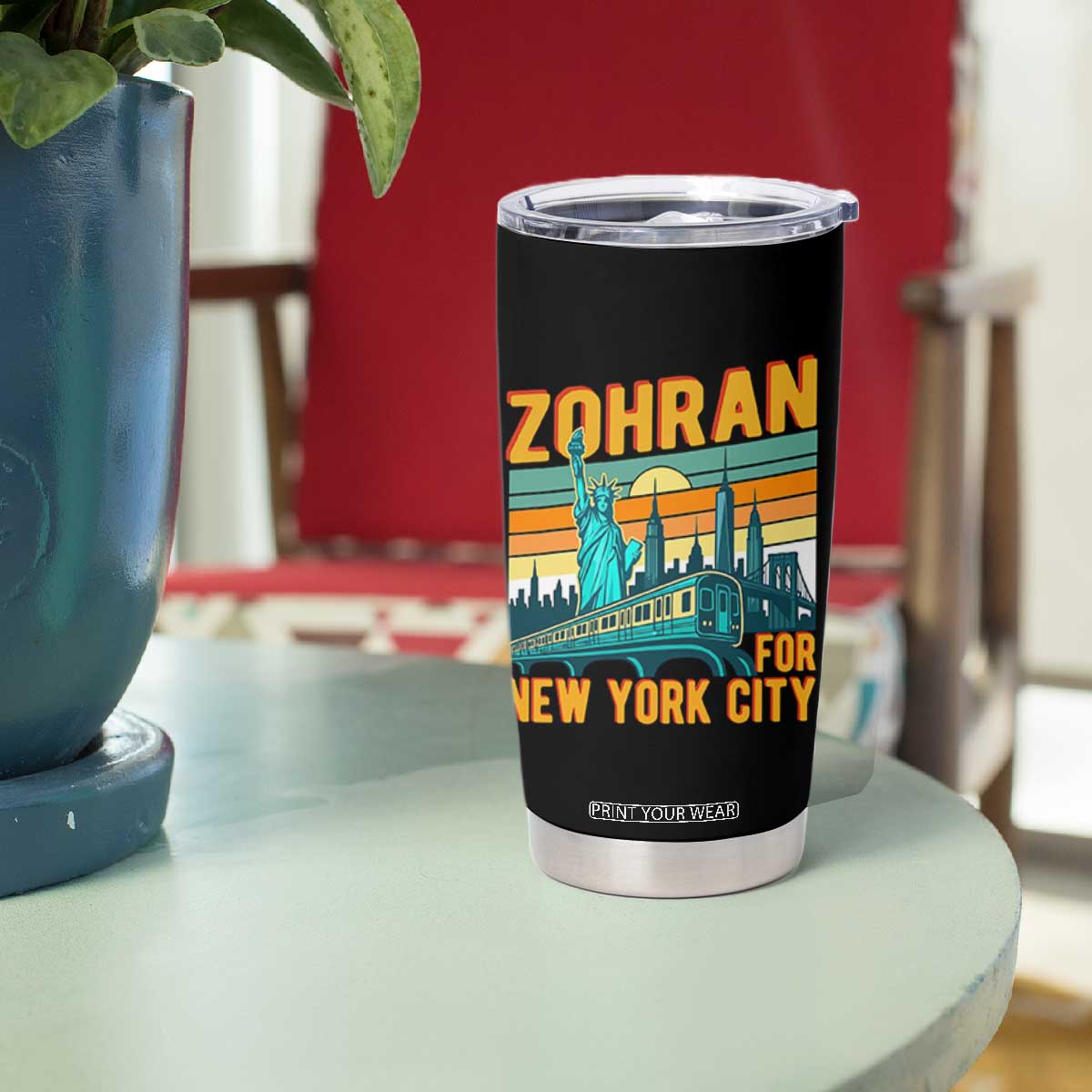 Zohran Mamdani NYC Mayor Tumbler Cup TS14 Print Your Wear