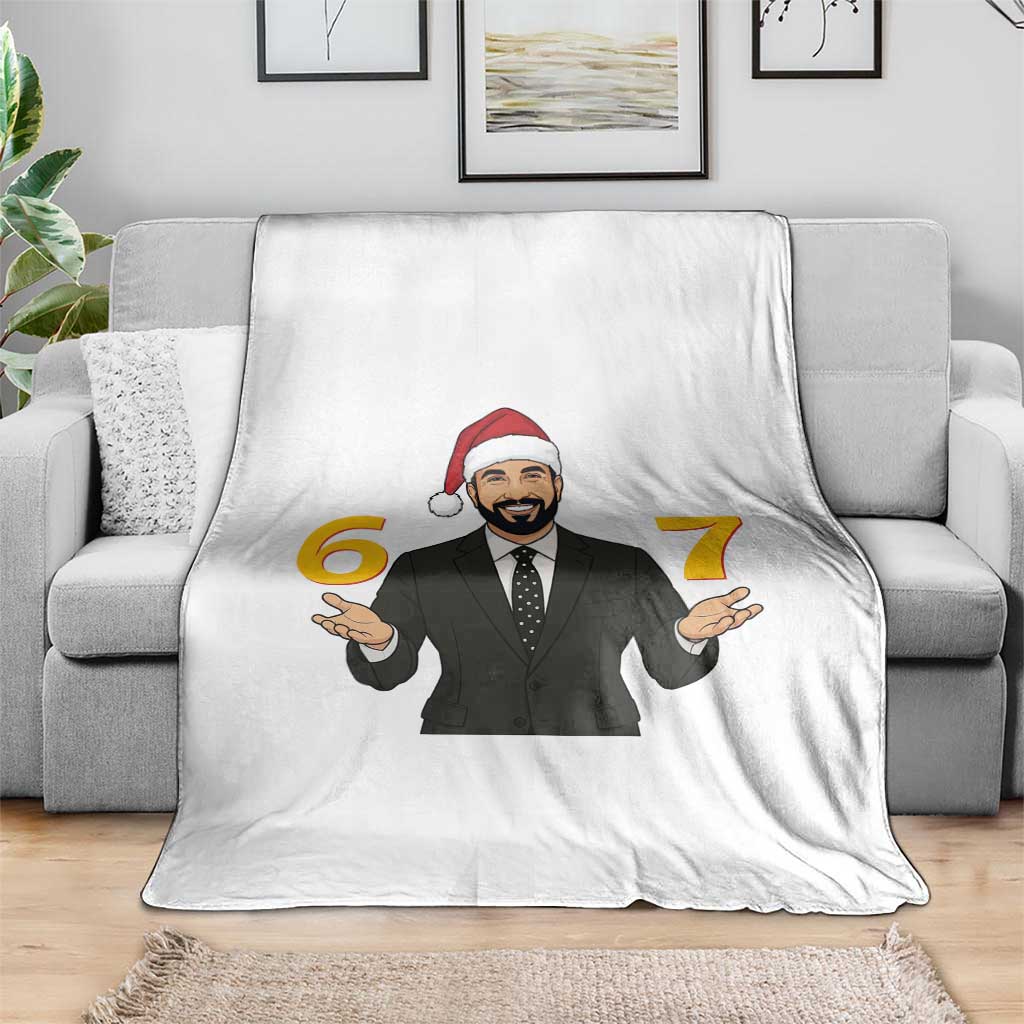 67 Six Seven Zohran Mamdani Christmas Throw Blanket TS14 Print Your Wear