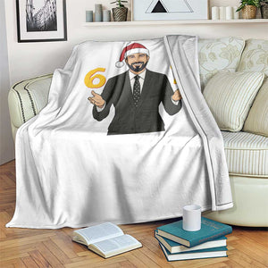 67 Six Seven Zohran Mamdani Christmas Throw Blanket TS14 Print Your Wear