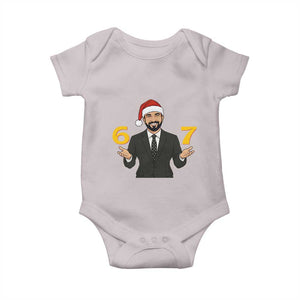 67 Six Seven Zohran Mamdani Christmas Baby Onesie TS14 Ice Gray Print Your Wear
