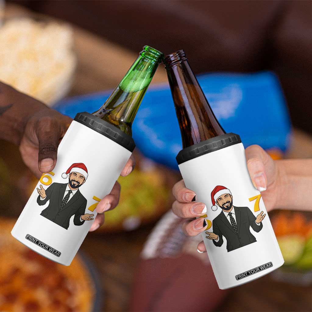 67 Six Seven Zohran Mamdani Christmas 4 in 1 Can Cooler Tumbler TS14 Print Your Wear