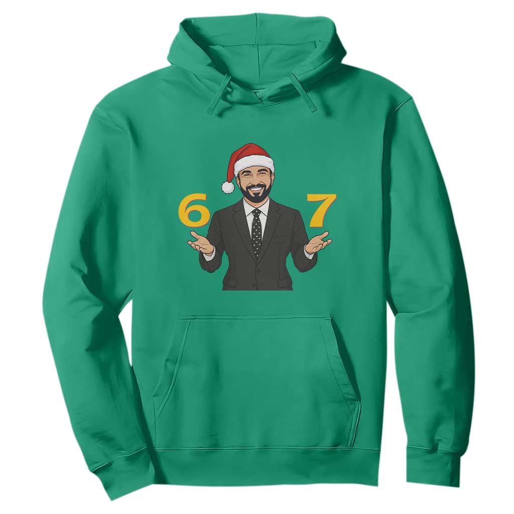 67 Six Seven Zohran Mamdani Christmas Hoodie TS14 Irish Green Print Your Wear