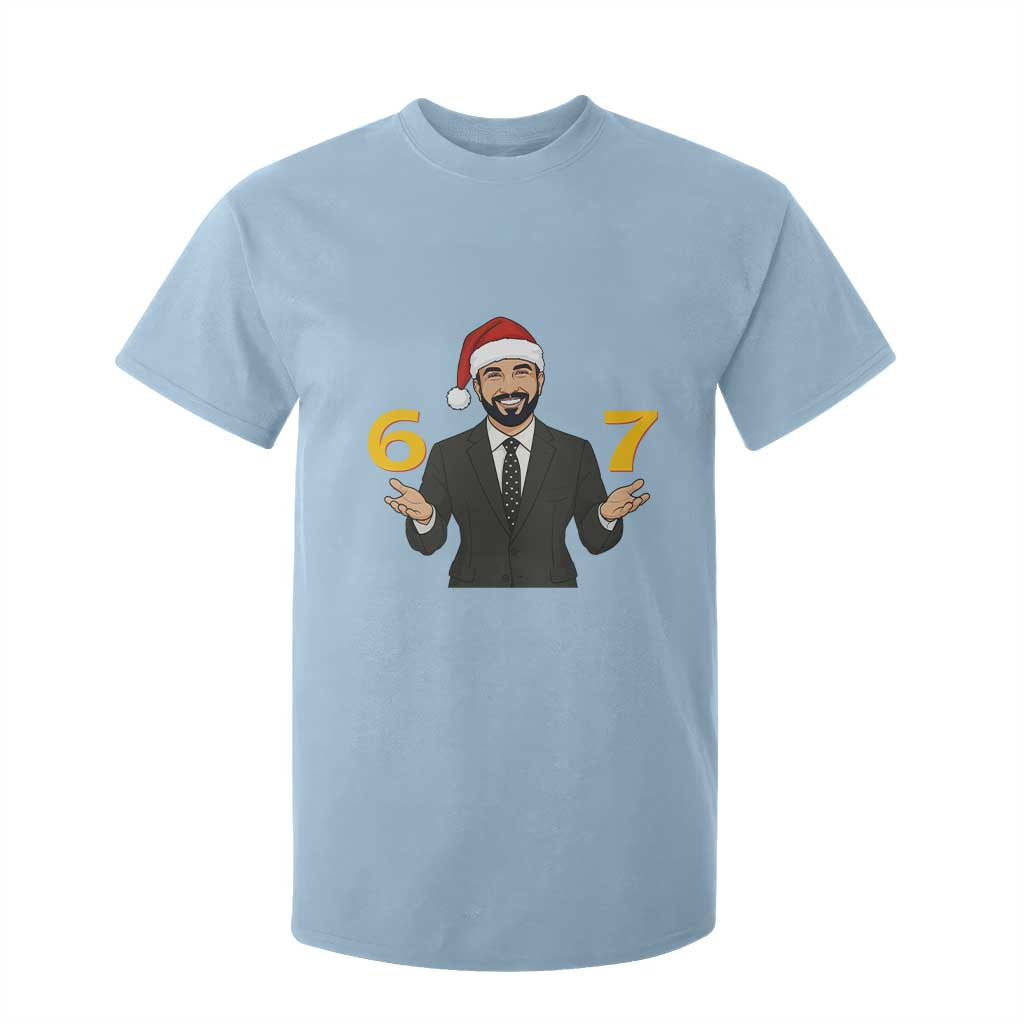 67 Six Seven Zohran Mamdani Christmas T Shirt For Kid TS14 Light Blue Print Your Wear