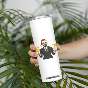 67 Six Seven Zohran Mamdani Christmas Skinny Tumbler TS14 Print Your Wear