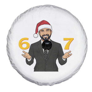 67 Six Seven Zohran Mamdani Christmas Spare Tire Cover TS14 Print Your Wear