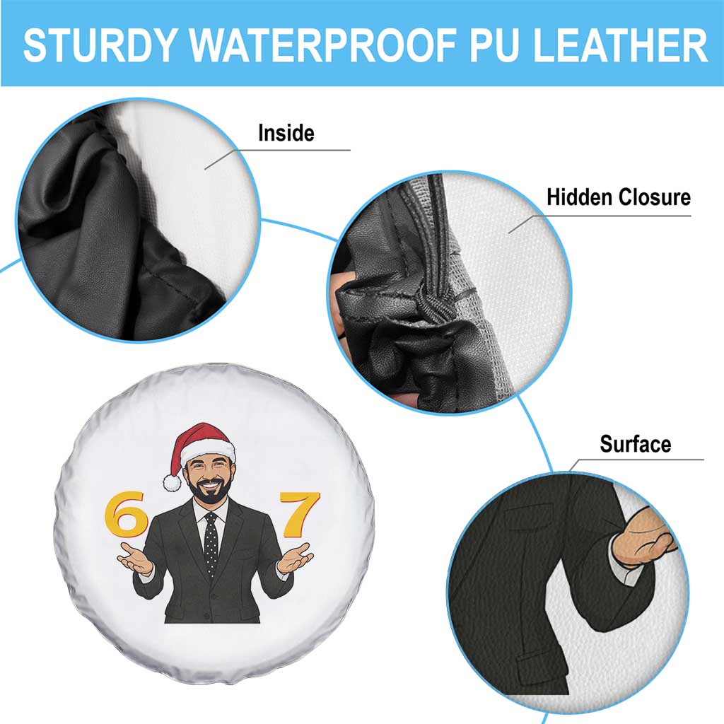 67 Six Seven Zohran Mamdani Christmas Spare Tire Cover TS14 Print Your Wear