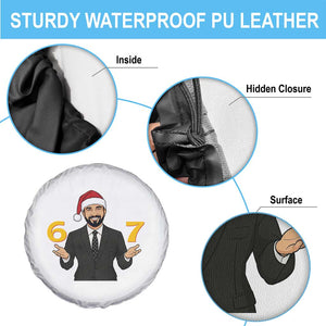 67 Six Seven Zohran Mamdani Christmas Spare Tire Cover TS14 Print Your Wear