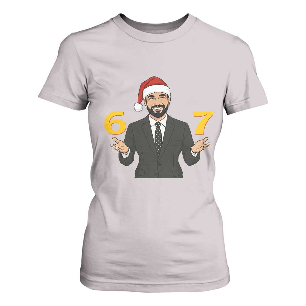 67 Six Seven Zohran Mamdani Christmas T Shirt For Women TS14 Ice Gray Print Your Wear