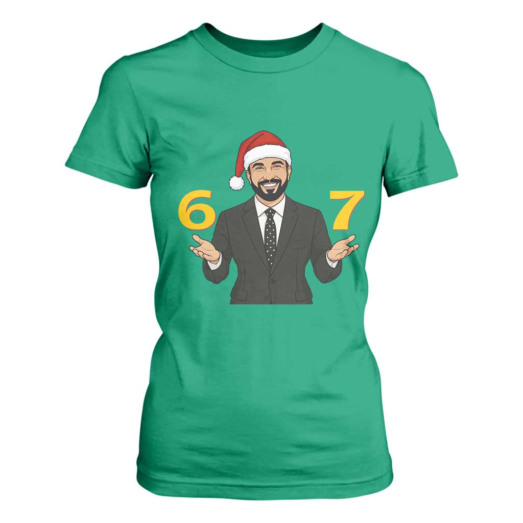 67 Six Seven Zohran Mamdani Christmas T Shirt For Women TS14 Irish Green Print Your Wear