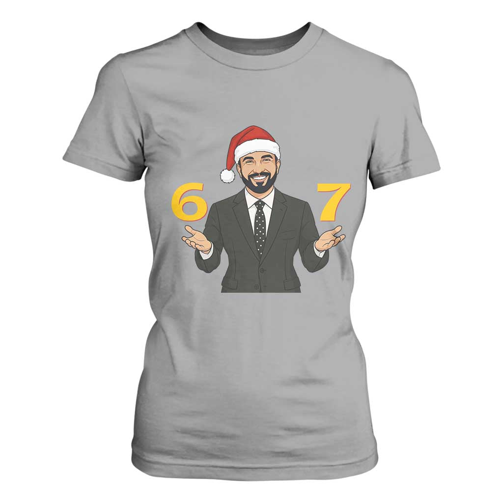 67 Six Seven Zohran Mamdani Christmas T Shirt For Women TS14 Sport Gray Print Your Wear