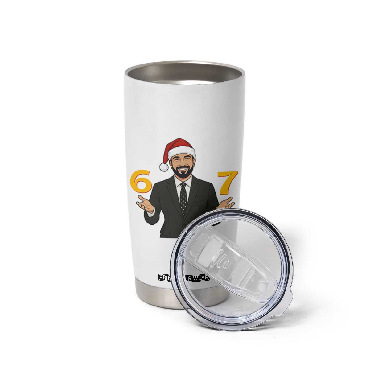67 Six Seven Zohran Mamdani Christmas Tumbler Cup TS14 Print Your Wear