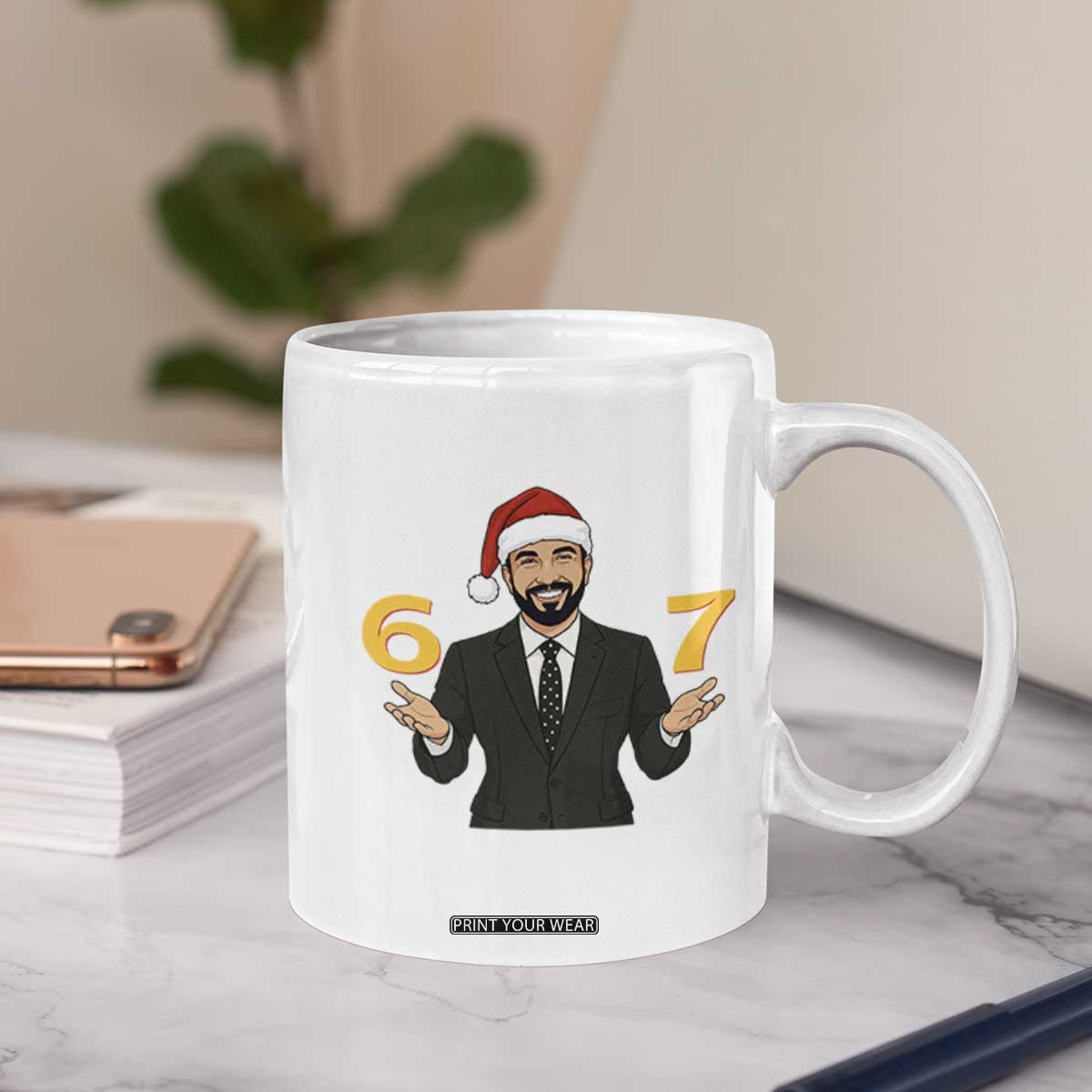 67 Six Seven Zohran Mamdani Christmas Coffee Mug TS14 Print Your Wear