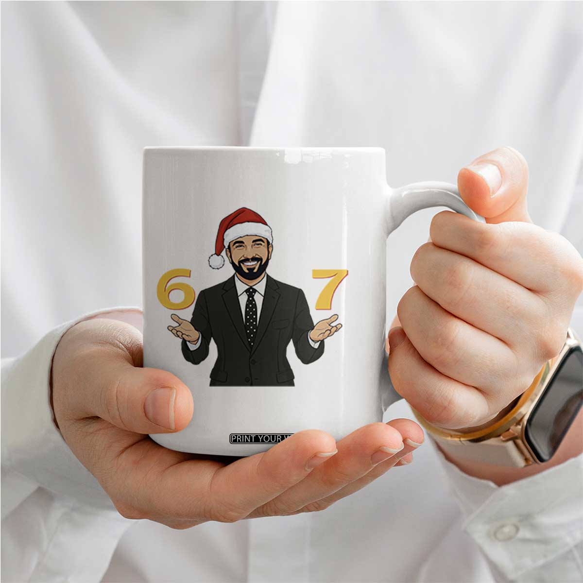 67 Six Seven Zohran Mamdani Christmas Coffee Mug TS14 Print Your Wear