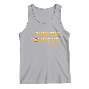 Turn The Volume Up Tank Top Zohran Mamdani Christmas TS14 Athletic Heather Print Your Wear