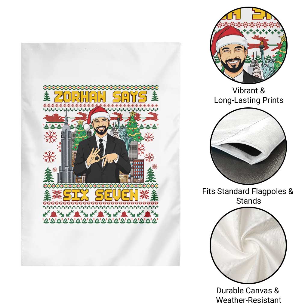 67 Six Seven Zohran Mamdani Christmas Garden Flag Progressive Democrats TS14 Print Your Wear