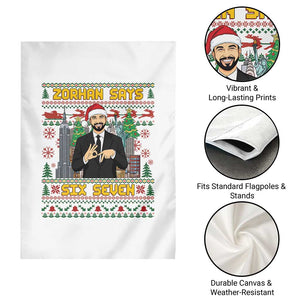 67 Six Seven Zohran Mamdani Christmas Garden Flag Progressive Democrats TS14 Print Your Wear