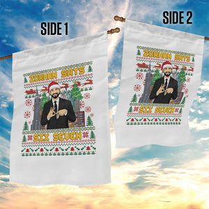 67 Six Seven Zohran Mamdani Christmas Garden Flag Progressive Democrats TS14 Print Your Wear