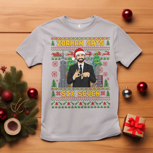 67 Six Seven Zohran Mamdani Christmas T Shirt Progressive Democrats TS14 Ice Gray Print Your Wear