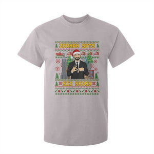 67 Six Seven Zohran Mamdani Christmas T Shirt For Kid Progressive Democrats TS14 Ice Gray Print Your Wear